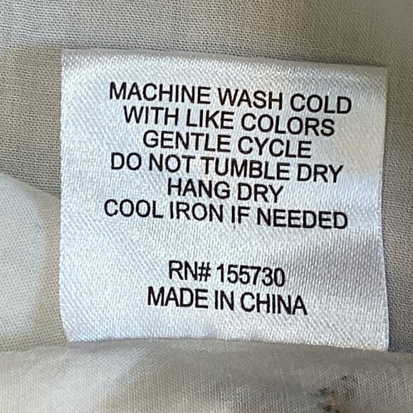 Jane and Delancey White Novelty Giraffe Print Button Down Tunic Top L #304D - Picture 10 of 10